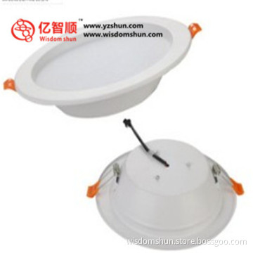 Aluminum Housing Recessed Ceiling Round 12W Dimmable SMD LED